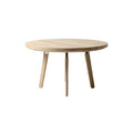 **Houten Ronde Tafel met Vier Pooten**